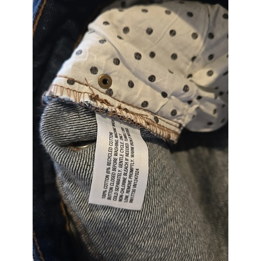 Kate Spade New York x Target 24 X 27” Straight Leg Wide Cuff Jeans Sz 00 (C-42)